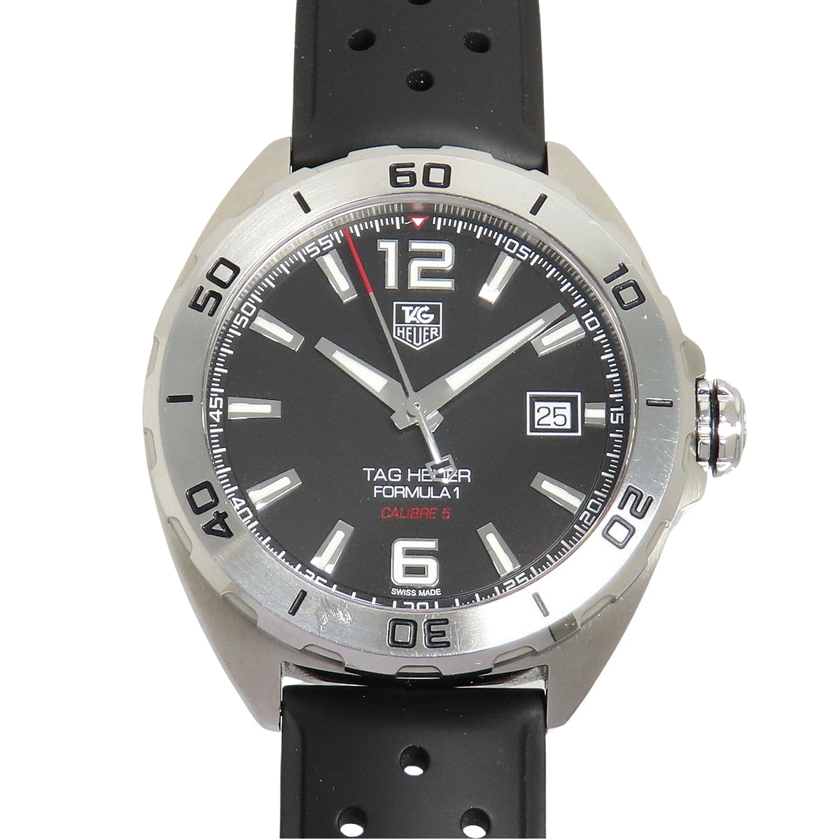 WAZ2113.FT8023 Formula 1, Stainless Steel/Rubber, Automatic, Black, Caliber 5