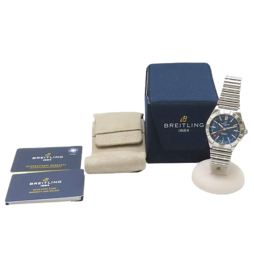 A32398 Chronomat Automatic GMT40 SS Stainless Steel Automatic Blue