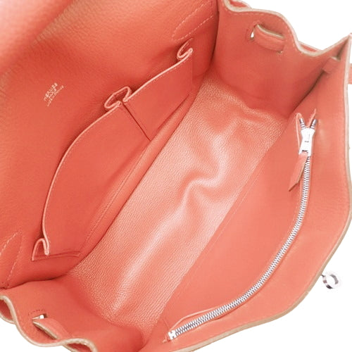 Gypsy 28 Bougainvillea bag in Taurillon Clemence leather with palladium and silver hardware. □N stamped. Shoulder or crossbody.