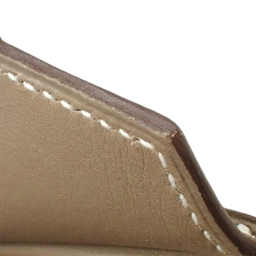 Birkin 30, Vaut Suif Swift leather, palladium hardware, Etoupe/Etoupe (color), silver hardware, □J stamp.