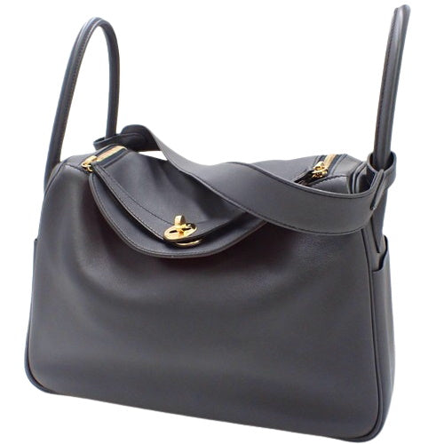 Lindy 30 Verso Swift 靛蓝色 罂粟橙色 金色五金件 T刻印