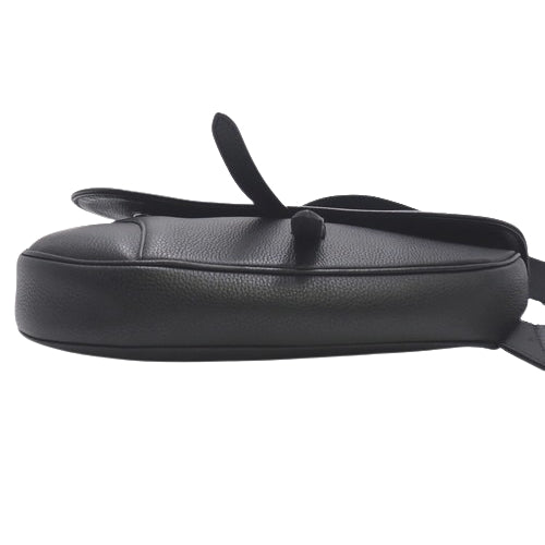 Saddle サドルバッグ グレインドカーフスキン ブラック 1ADPO093YMJ_H00N(2024年8月現在現行品) 肩掛け 斜め掛け クロスボディ