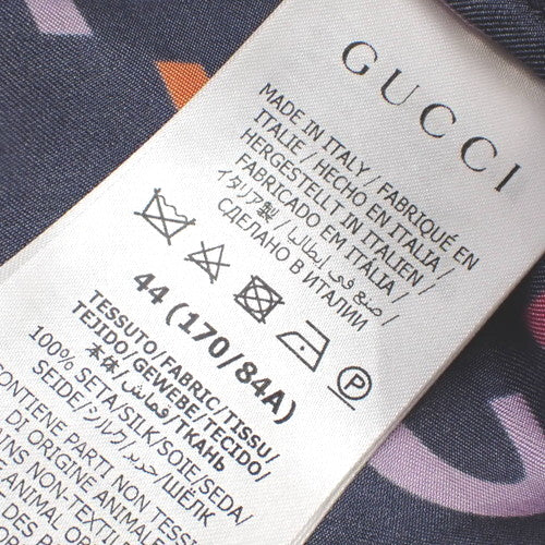 GGプリント シャツ アパレル ファッション 半袖 44 シルク 694124