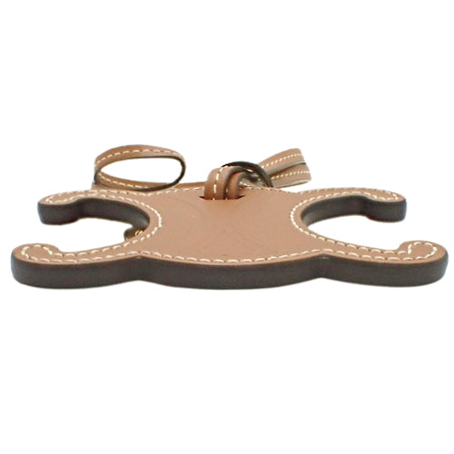 Trionf Keyring Charm, Smooth Calfskin, Tan, 49I473DSD.04LU (Currently available as of August 2024) Key Charm, Strap, Accessory