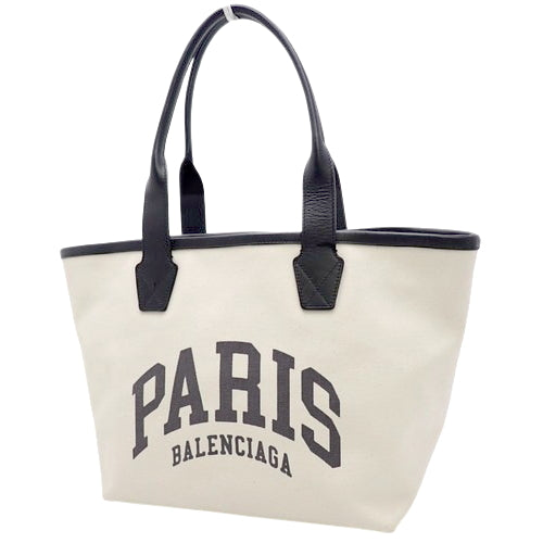 Jumbo Small Tote Canvas White Black 692068 Shopping Bag Shoulder Bag