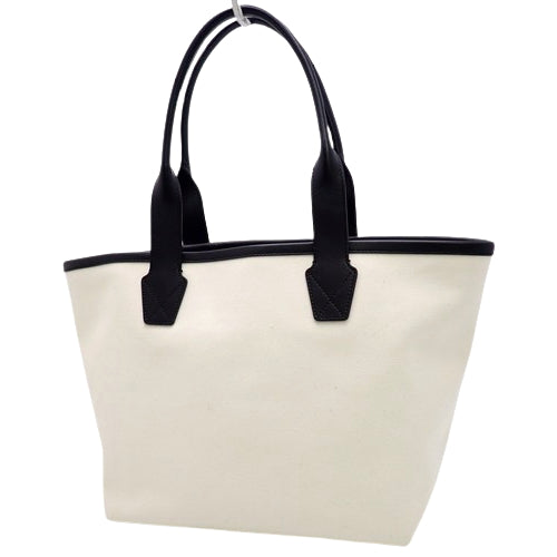 Jumbo Small Tote Canvas White Black 692068 Shopping Bag Shoulder Bag