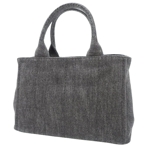 CANAPA (Canapa) Canvas Bag, NERO (Black), 1BG439, 2-Way Shoulder Bag, Tote Bag.