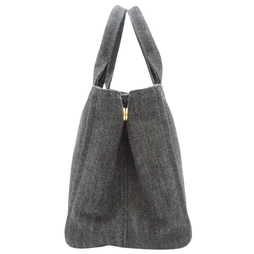 CANAPA (Canapa) Canvas Bag, NERO (Black), 1BG439, 2-Way Shoulder Bag, Tote Bag.