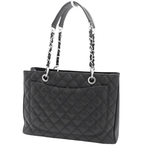 Coco Mark GST Tote, Caviar Skin, Black, A50995, Shoulder Bag, Handbag, Chain Shoulder Bag