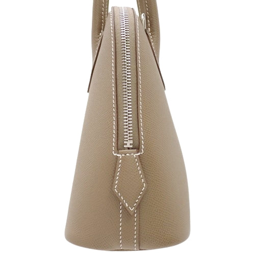 Bollide 1923 25, Epsom calfskin, palladium hardware, Etoupe/Etoupe, silver hardware, U stamp.