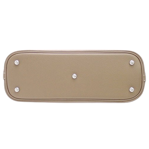 Bollide 1923 25, Epsom calfskin, palladium hardware, Etoupe/Etoupe, silver hardware, U stamp.