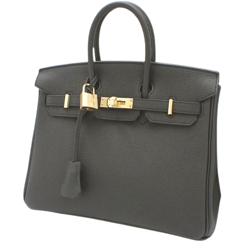 【新品】バーキン 25 (内縫い) トゴ ブラック ゴールド金具 B刻印