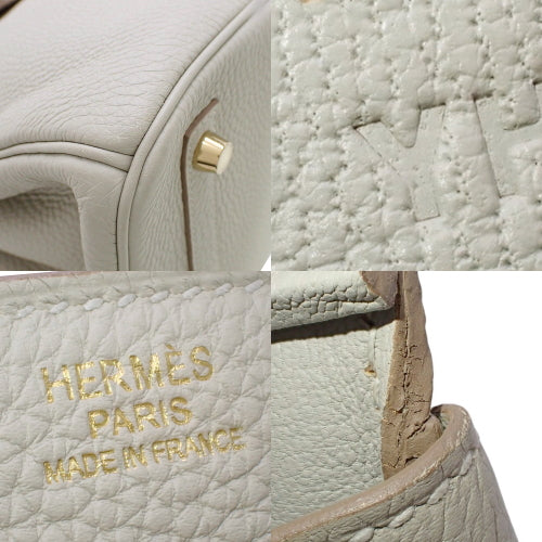 Birkin 30 Togo, Pearl Gray, Gold Hardware, Y stamp.