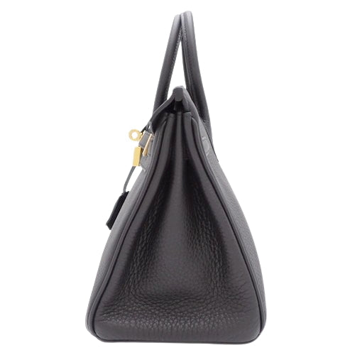 Brand New Birkin 25 Togo Black with Gold Hardware, W stamped.