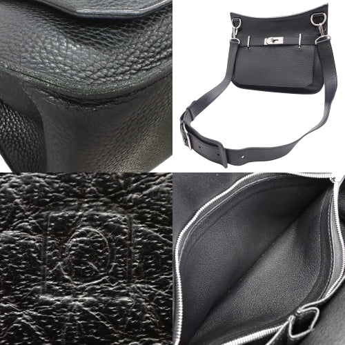 Gypsiere 31 Taurillon Clemence leather, palladium hardware, silver hardware, □Q stamp, shoulder/crossbody bag