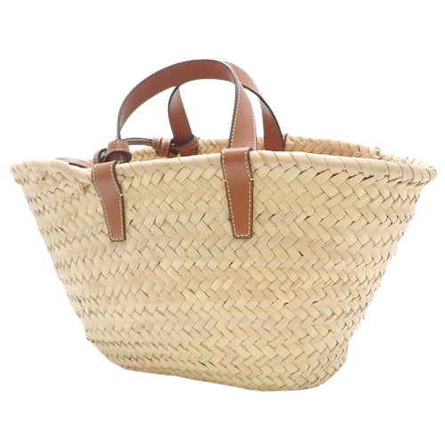 Teen Classic Panier Raffia Calf Tan 113832EFA.04LU (currently available as of August 2024) - Basket bag, shoulder bag, hand bag, Triomphe.