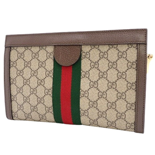 Ophidia Small Shoulder Bag in GG Supreme Canvas, Beige/Ebony, 503877 K05NG 8745 (currently in production as of August 2024). Chain shoulder bag, shoulder bag, clutch.