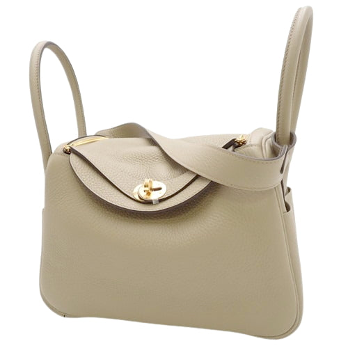 【新品】リンディ 26 トリヨンクレマンス ベージュマルファ ゴールド金具 W刻印