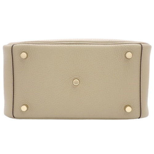 【新品】Lindy 26 Taurillon Clemence 皮革 米色 Marfa 金色五金 W 印记