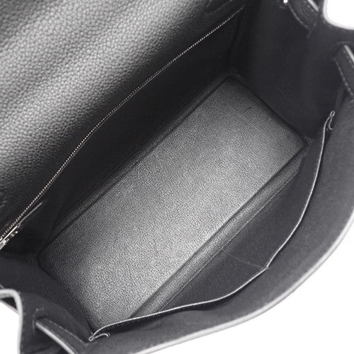 ケリー 28 (内縫い) トゴ パラジウム金具 ブラック シルバー金具 U刻印