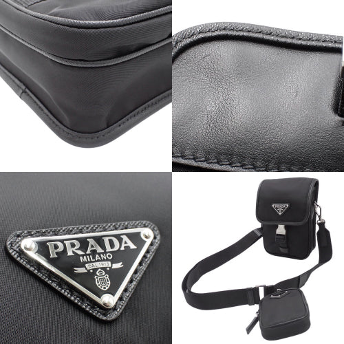 ReNylon Mini Shoulder Bag, Nylon, Nero (Black), 2VD043 2DMH F0002, Shoulder Bag, Crossbody Bag