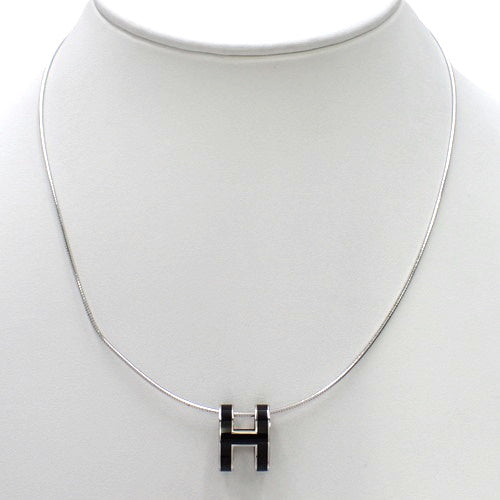 ポップ アッシュ ネックレス メタル シルバー925 Sv アクセサリー ジュエリー Hロゴ