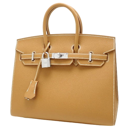 【新品】バーキン セリエ 25 ヴォーエプソン パラジウム金具 ゴールド シルバー金具 W刻印