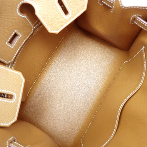 【新品】Birkin Sellier 25 ヴォーエプソン 钯金扣 金色 银色扣 W刻印