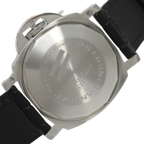 PAM00048 Luminor Marina SS/Leather Automatic Black