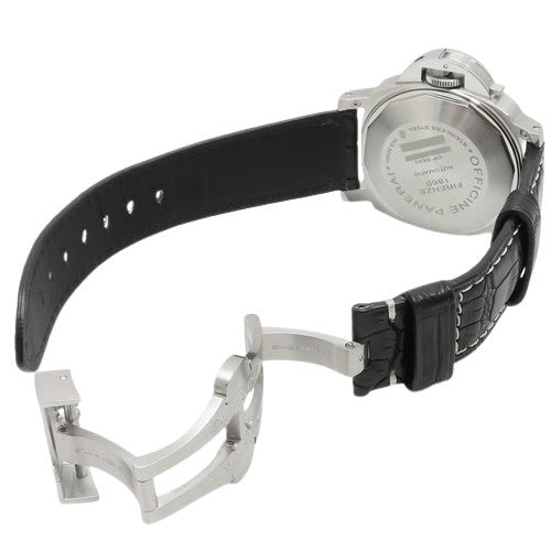 PAM00048 Luminor Marina SS/Leather Automatic Black