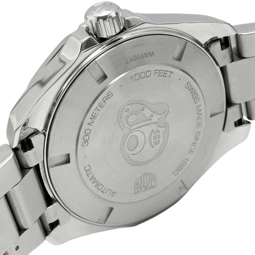 【保証書付】アクアレーサー キャリバー7 GMT WAY201T SS ステンレス 自動巻き 2020年8月購入 ブルー シルバー