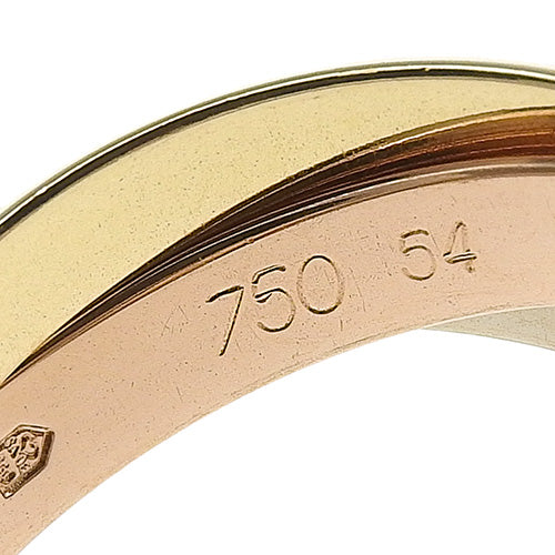 les must de Cartier トリニティ リング イエローゴールド K18YG ピンクゴールド K18PG K18 ホワイトゴールド WG アクセサリー ジュエリー 3連 三連