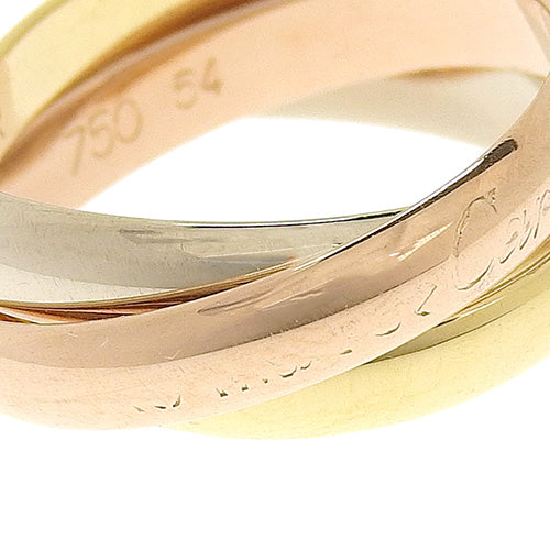 les must de Cartier トリニティ リング イエローゴールド K18YG ピンクゴールド K18PG K18 ホワイトゴールド WG アクセサリー ジュエリー 3連 三連