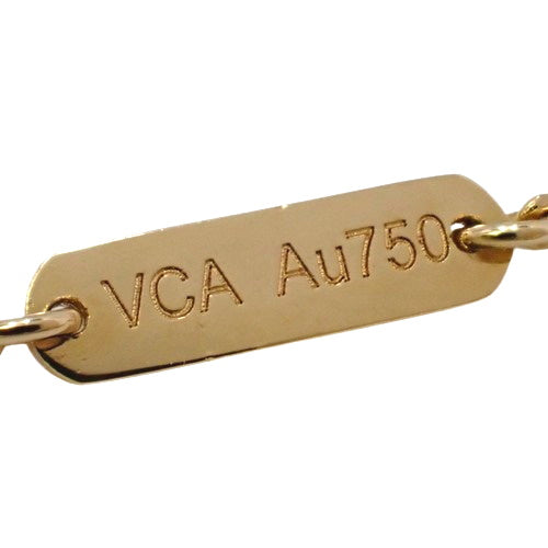 Vintage Alhambra Mother-of-Pearl Pendant (VCARA45900) (Current as of September 2024) in 18K Yellow Gold with Clover Motif