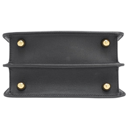 ピーカブー アイシーユー プチ 2WAY ショルダー 肩掛け 斜め掛け ミニバッグ ISeeU ナッパレザー NERO+ORO 8BN335ABVEF0KUR(2024年10月現在現行品)