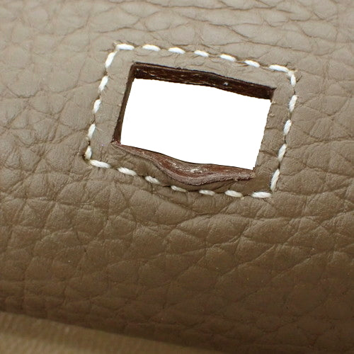 ジプシエール 28 トリヨンクレマンス パラジウム金具 エトープ/エトゥープ シルバー金具 □R刻印