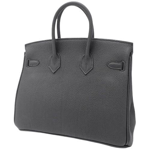 【新品】バーキン 25 トゴ パラジウム金具 ブラック シルバー金具 W刻印