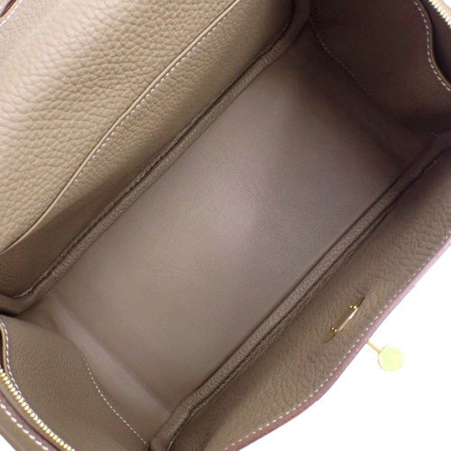 【新品】Lindy 26 Taurillon Clemence 象灰色/灰褐色 金色五金件 W刻印