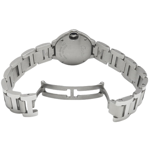 Ballon Bleu de Cartier Watch W4BB0015 Stainless Steel Quartz Diamond Bezel (Warranty Included) White (Purchased in September 2017)
