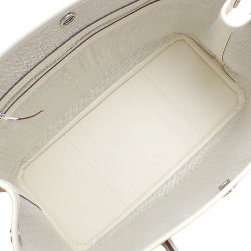 Garden Party TPM, Vo'e Epsom leather, palladium hardware, Nata (color), silver hardware, U-stamp.
