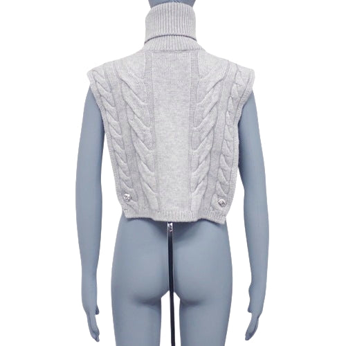 Coco Mark Knit Vest Size 36 P74