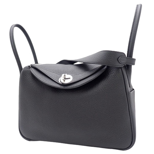 【新品】リンディ 26 トリヨンクレマンス パラジウム金具 ブラック シルバー金具 W刻印