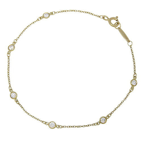 Bysayard Bracelet, Diamond, Yellow Gold (K18YG), Accessory, Jewelry, 6PD