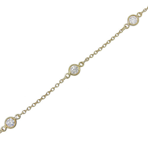 Bysayard Bracelet, Diamond, Yellow Gold (K18YG), Accessory, Jewelry, 6PD