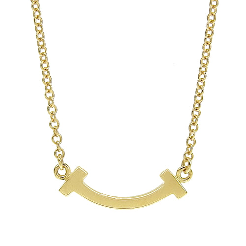 Smile Pendant Mini, Yellow Gold (K18YG), Accessory, Jewelry