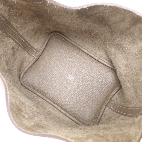 ピコタンロック PM トリヨンクレマンス パラジウム金具 エトープ/エトゥープ シルバー金具 B刻印