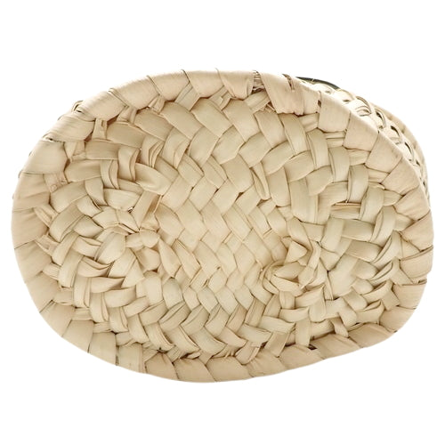 Triumph Panier Basket Mini Raffia Calf Tan Natural Basket Bag Shoulder Bag