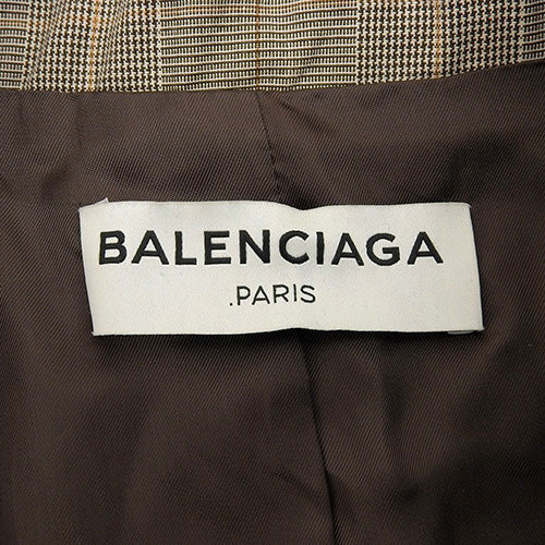 Checked Tailored Jacket, Apparel, Fashion, Clothing, Size 38, Cotton, Cupro, 457632