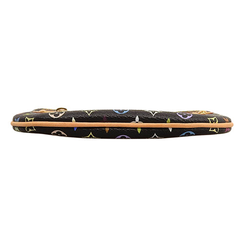 Monogram Multi-Color Pochette MM, Monogram Multi-Color Noir, M60031, Keyring included, Accessory Case, Wallet, Pouch