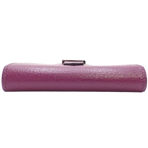 Be'an Mini, Chevre leather, palladium hardware, Anemone color, silver hardware, Y-stamp.